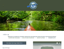 Tablet Screenshot of andersonsoutdooradventures.com